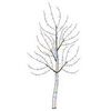 vidaXL LED-Wandweihnachtsbaum 150 cm 140 LEDs Mehrfarbig Stahl Schwarz