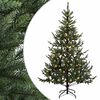 vidaXL K&uuml;nstlicher klappbarer Weihnachtsbaum 180 cm 300 LEDs