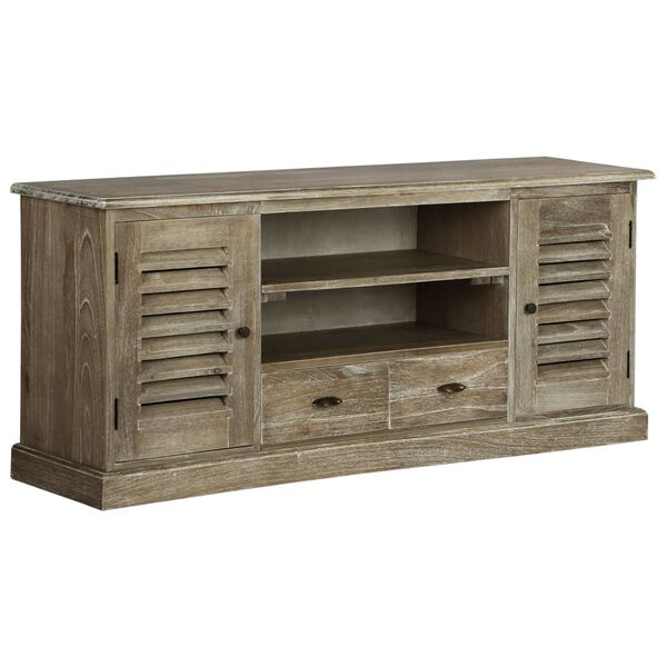 vidaXL TV-Schrank Mindiholz Massiv 145x35x60 cm