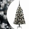vidaXL K&uuml;nstlicher Weihnachtsbaum mit klappbaren Zweigen und Kugeln