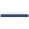 vidaXL Taschenfederkernmatratze Mittel Blau 160x200x20 cm Stoff