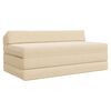 vidaXL Klappsofa Bett Creme 120 x 60 x 49 cm Stoff