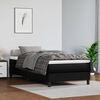 vidaXL Taschenfederkernmatratze Mittel Schwarz 120x190x20 cm Kunstleder