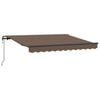 vidaXL Einziehbare Markise Taupe 2,5 x 2 m Stoff
