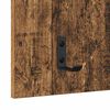 vidaXL Wandmontierter nachttisch Altholz 40 x 10 x 90 cm Holzwerkstoff