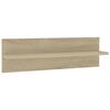 vidaXL Wandregale 4 Stk. Sonoma-Eiche 60x11,5x18 cm Holzwerkstoff