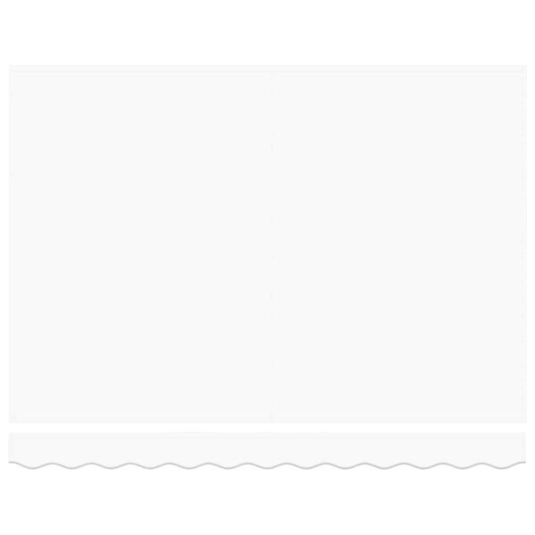 vidaXL Markise Wei&szlig; 300 x 250 x 165 cm Polyester