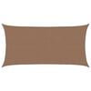 vidaXL Sonnensegel Rechteckig 2,5 x 6 m HDPE Taupe