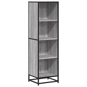 vidaXL B&uuml;cherregal Grau Sonoma 40x35x139 cm Holzwerkstoff
