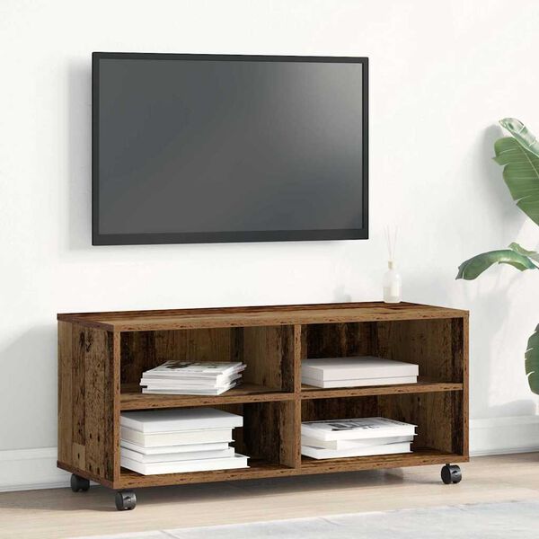 vidaXL TV-Schränk Braun 90 x 35 x 40,5 cm Holzwerkstoff