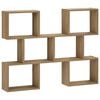 vidaXL Wandregal Artisan-Eiche 103 x 17 x 80 cm Holzwerkstoff