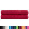 vidaXL Premium-Saunatücher SOLUND 2 Stk. Rot 80x200 cm 600 g/m²