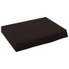 vidaXL Wandregal Dunkelbraun 40x30x(2-4) cm Massivholz Eiche Behandelt