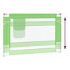 vidaXL Kleinkind-Bettschutzgitter Gr&uuml;n 100x25 cm Stoff