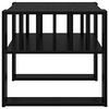 vidaXL Couchtisch Schwarz Eichen-Optik 66 x 49,5 x 45 cm Holzwerkstoff