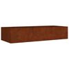 vidaXL Hochbeet 200x80x40 cm Cortenstahl