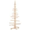 vidaXL Holz-Weihnachtsbaum zur Dekoration 150 cm Massivholz Kiefer