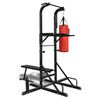 Fitness Kraftturm mit Trainingsbank und Boxsack