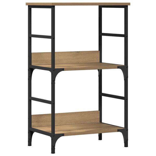 vidaXL Bücherschrank Artisan-Eiche 50x33x82 cm Holzwerkstoff