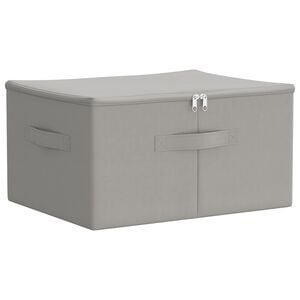 vidaXL Aufbewahrungsbox Vliesstoff 43 x 34 x 23 cm 33,6 L Grau
