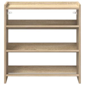vidaXL Schuhregal Sonoma-Eiche 60x25x62 cm Holzwerkstoff