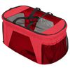 vidaXL Hundewagen für 2 Hunde Faltbar Rot 83x48x97 cm Oxford-Gewebe