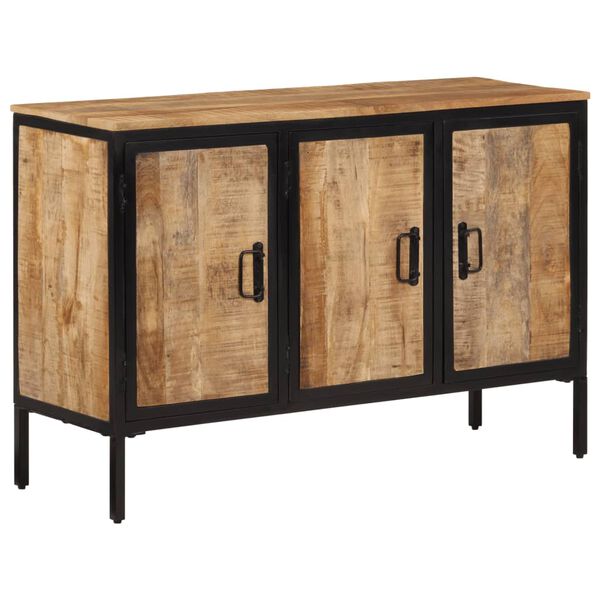 vidaXL Sideboard 105x35x70 cm Raues Mangoholz