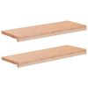vidaXL Treppenstufen 2 stk. 70 x 30 x 2 cm Natur Massivholz Buche