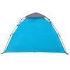 vidaXL Kuppel-Campingzelt 3 Personen Blau Quick Release