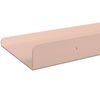 vidaXL Schwebendes Regal Wandmontiert 3 pcs Rosa 40 x 9 x 2,5 cm Stahl