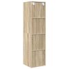 vidaXL TV-Wandschrank Sonoma-Eiche 37x37x142,5 cm Holzwerkstoff