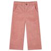 vidaXL Kinderhose Cord Altrosa 104