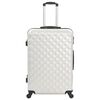 vidaXL Hartschalen-Trolley-Set 3 Stk. Helles Silber ABS