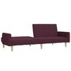 vidaXL Schlafsofa 2-Sitzer Lila Stoff
