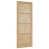 vidaXL Interior T&uuml;r Natur 83 x 211 cm Sperrholz