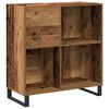 vidaXL Schallplattenschrank Altholz 84,5 x 38 x 89 cm Holzwerkstoff