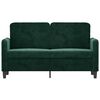 vidaXL 2-Sitzer-Sofa Dunkelgr&uuml;n 120 cm Samt