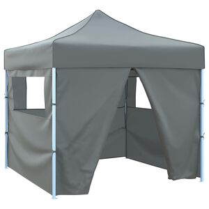 vidaXL Party-Zelt Anthrazit 291 x 291 x 315 cm Oxford-Stoff