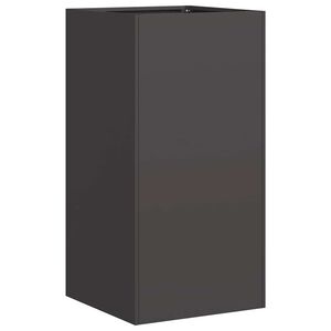 vidaXL Pflanzk&uuml;bel Schwarz 40x40x80 cm Kaltgewalzter Stahl