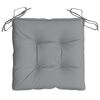 vidaXL Stuhlkissen 4 Stk. Grau 40x40x7 cm Oxford-Gewebe