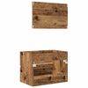 vidaXL Badezimmerm&ouml;belset 2 pcs Altholz 57 x 37 x 45 cm Holzwerkstoff