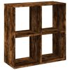 vidaXL Raumteiler-B&uuml;cherregal R&auml;uchereiche 69,5x29x69,5 cm