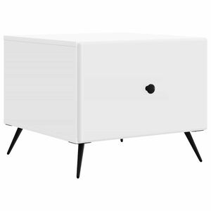 vidaXL Couchtisch mit Schubladen Wei&szlig; 49 x 50 x 40 cm Holzwerkstoff