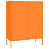 vidaXL Schubladenschrank Orange 80x35x101,5 cm Stahl