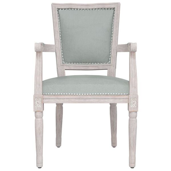 vidaXL Esszimmerstuhl Hellgrau Samt