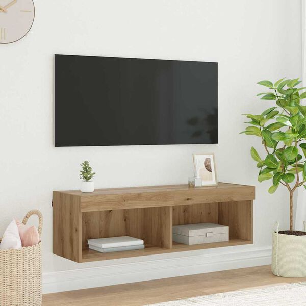 vidaXL TV-Wandschrank Panama Artisan-Eiche 100 x 30 x 30 cm
