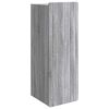 vidaXL Wandschrank Grau Sonoma 33 x 34,5 x 94 cm Holzwerkstoff