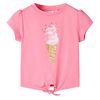 vidaXL Kinder-T-Shirt Helles Neonrosa 92
