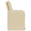 vidaXL Esszimmerstühle 2 pcs Creme 57 x 67 x 98 cm Stoff