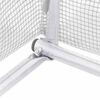 vidaXL Gew&auml;chshaus mit Stahlrahmen Wei&szlig; 20 m&sup2; 5x4x2,3 m